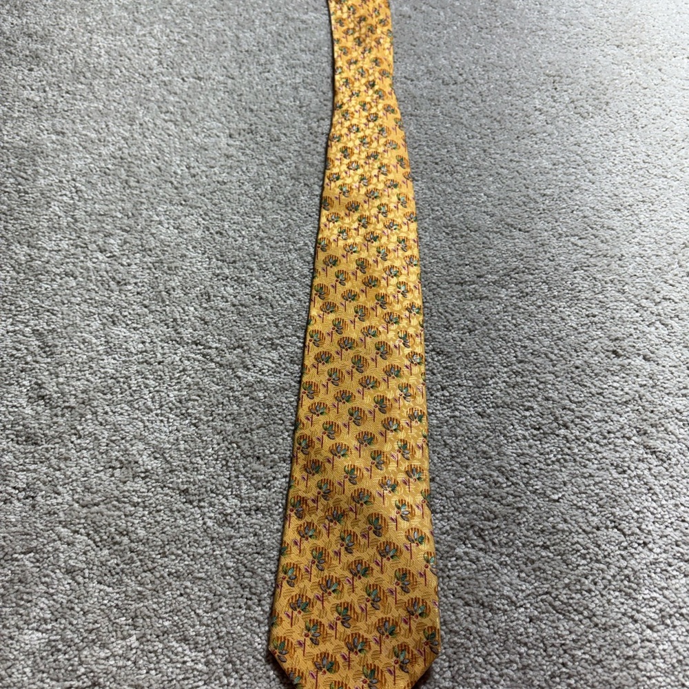 Ermenegildo‎ Zegna Men's  Multi-colorful  Floral 100% Silk Tie